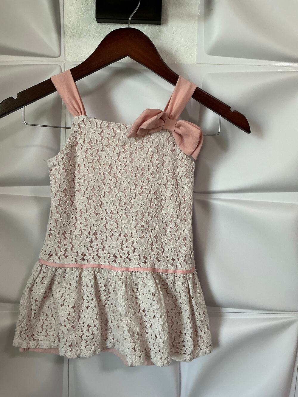 Cherokee Girls Bundle Set of 2 Pink Sleeveless Dresses Size XS 4-5 | 5T